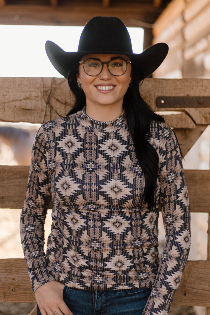 Sterling Kreek - Wholesale Knit Top - Women's - Smoky Mesa Top1