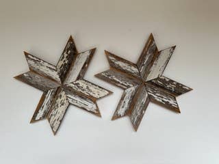 Heartland Designs – Engroshandel Julepynt – Barnwood Snowflake - stjerne - jul2