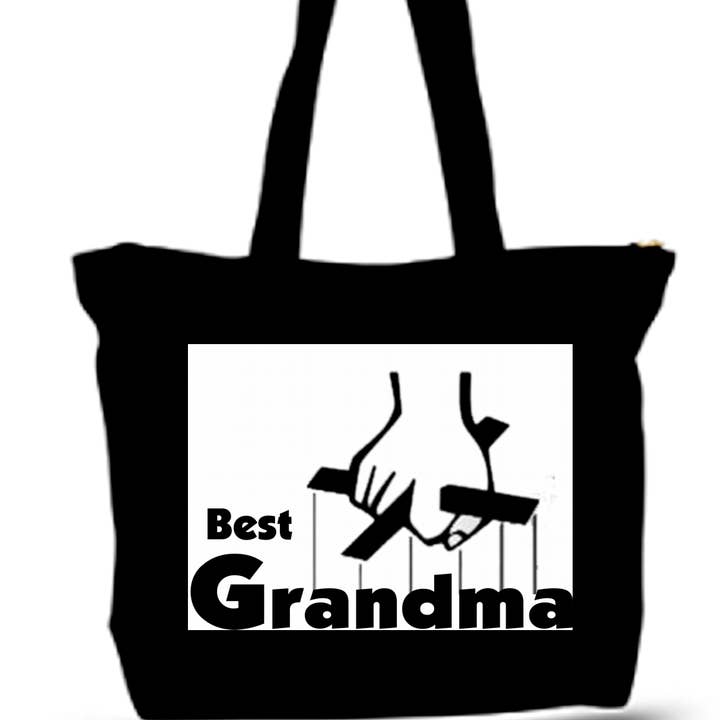 Best Grandma Large Tote New Zipper Bag for wholesale by BMS BIZ