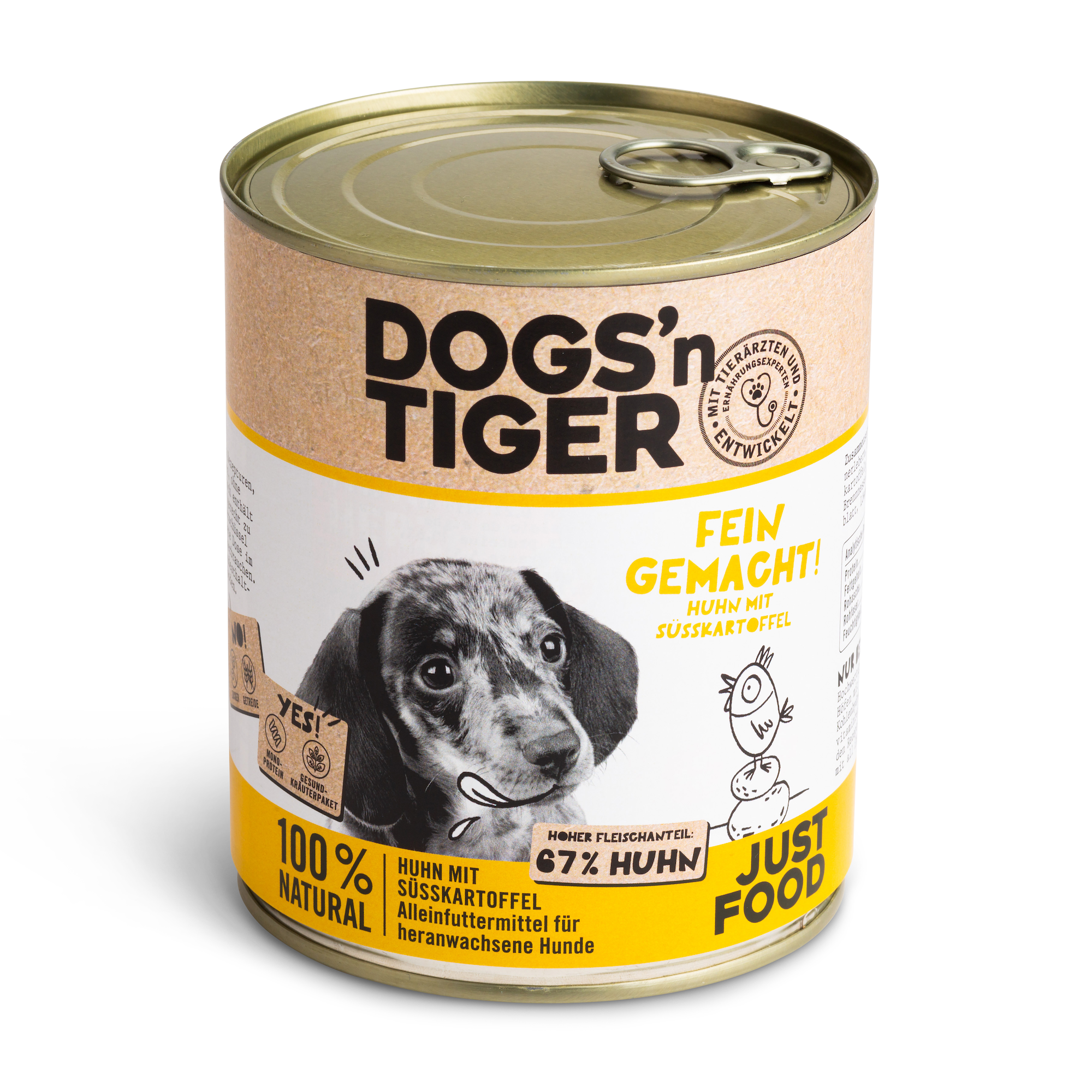 Dogs’n Tiger - Wholesale Pet Food - Dog - Dogs'n Tiger Junior Dog Food Finely Made Chicken0