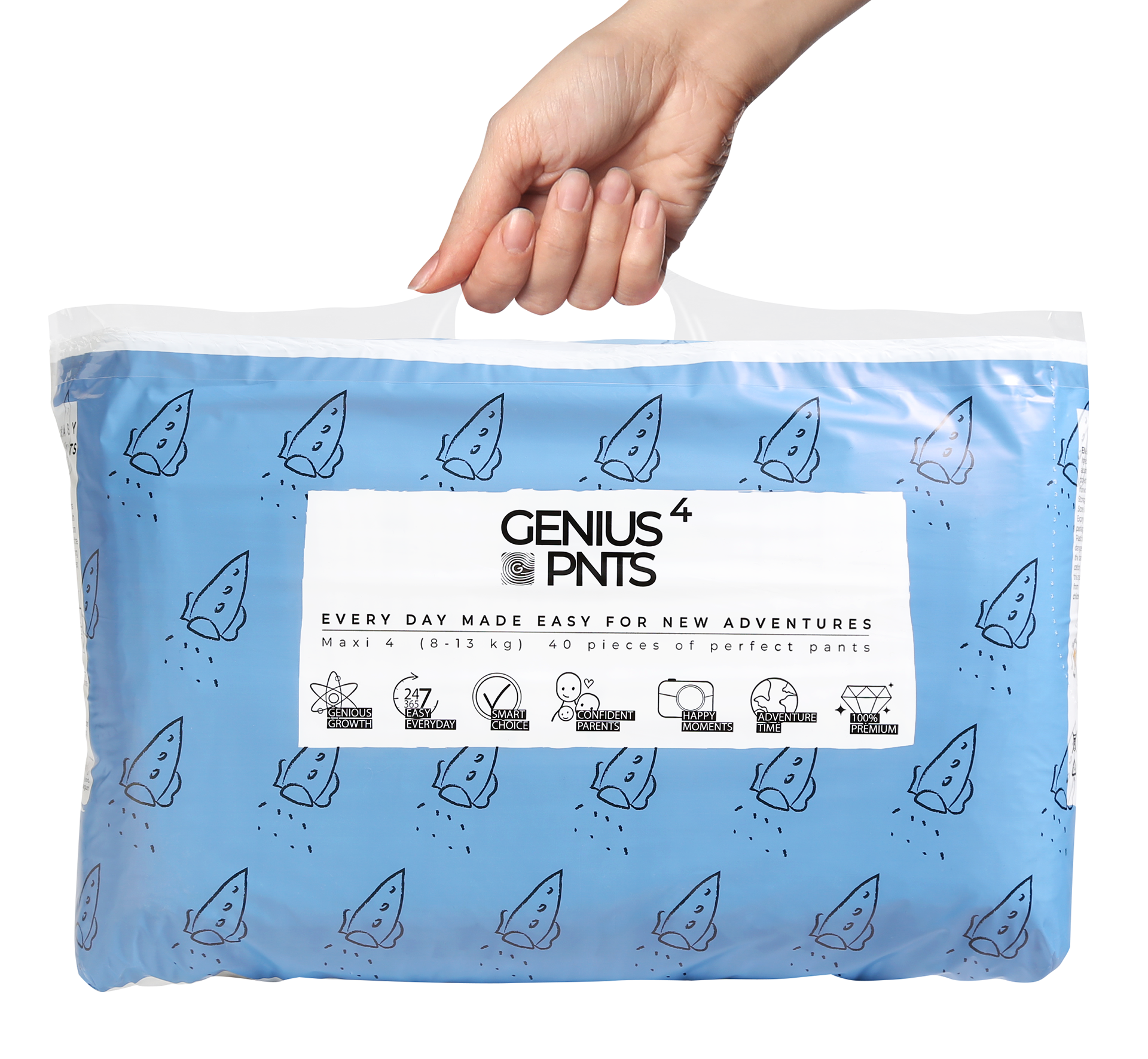 The GEGE - Wholesale Diaper (Cloth) - Baby - The GEGE Baby Diapers Pants Size 4,baby weight 8-13kg,120pc10