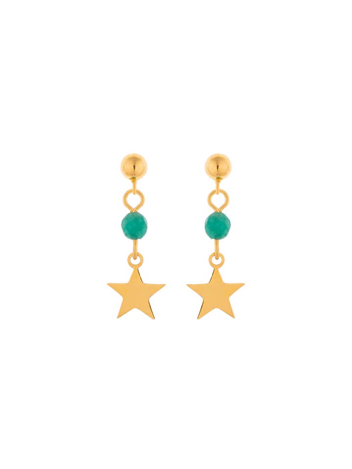 Star Beaded Earrings for wholesale by Sofia Godinho