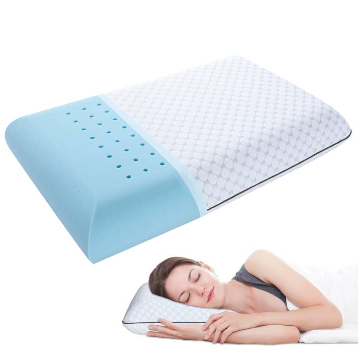 Almohada Cervical de Espuma Viscoelástica - Bambú Fresco para Dolor de Cuello y Suave y otras tendencias de Resultados para almohadas viscoelasticas al por mayor. Devoluciones gratuitas y condiciones de pago a 60 días en Faire en Faire.