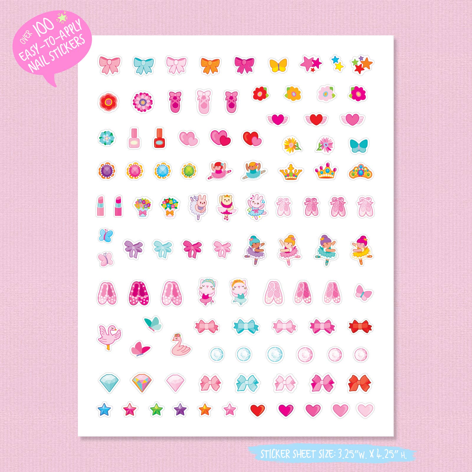 The Piggy Story - Wholesale Sticker - Kids & Baby - Cutie Chic Nail Stickers | 100+ Pretty Ballerinas Stickers2