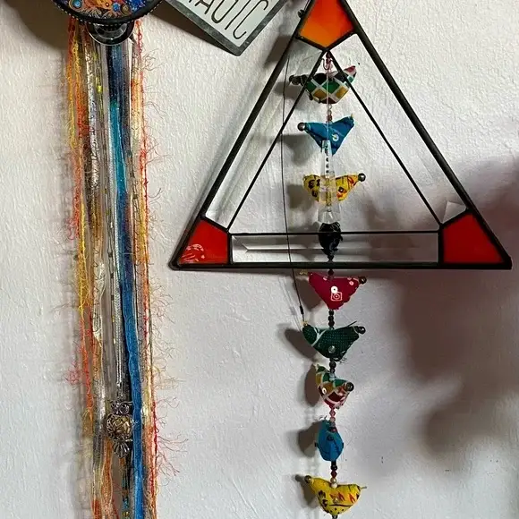 Bodhi Leaf Market - Wholesale Wall Accent - Charmed Spirit Owl 4" Tambourine and Ribbon Wall Accent2