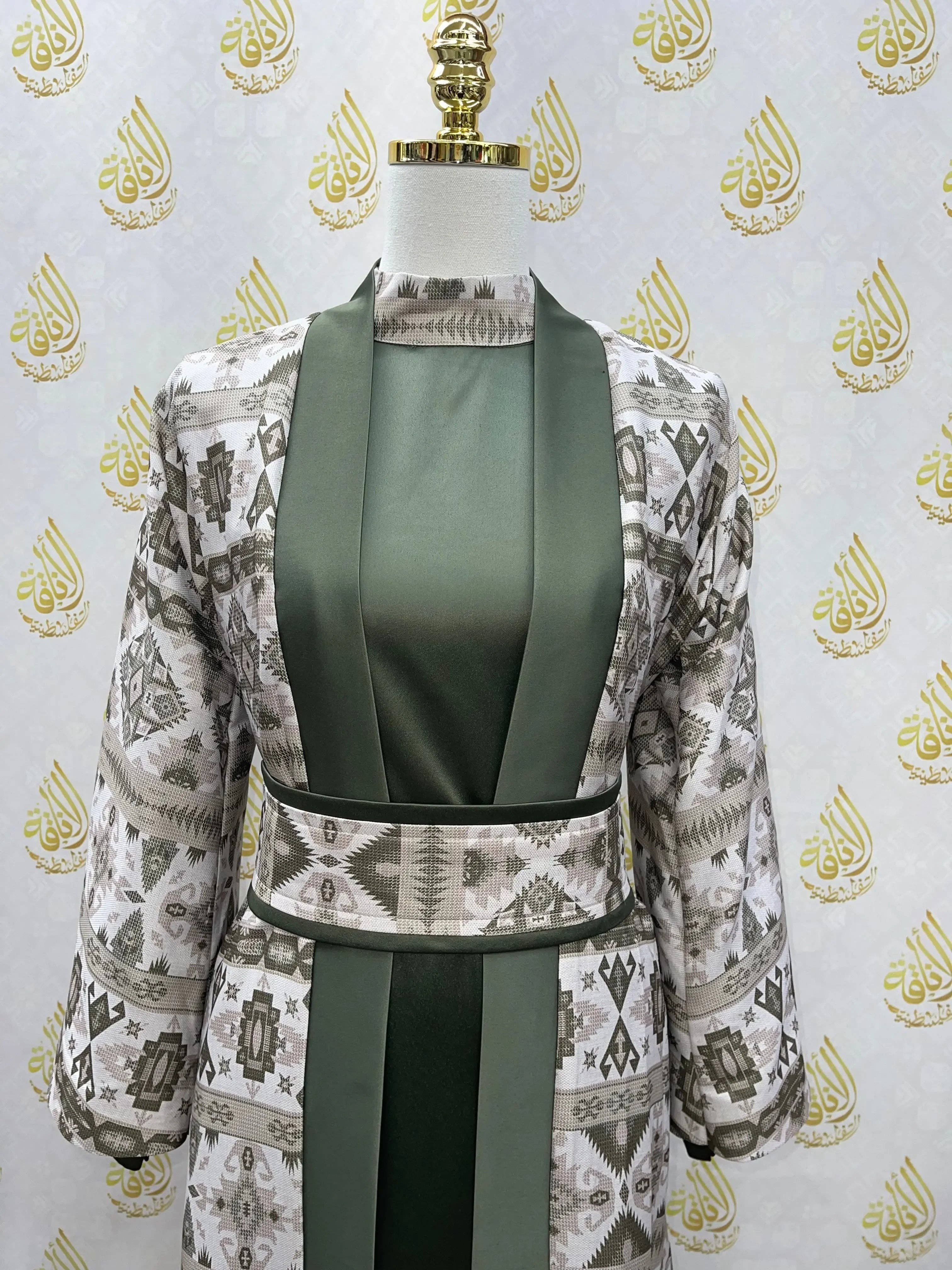 Palestinian Elegance - Wholesale Kaftan - Women's - Satin Silk Kaftan: Luxurious Comfort and Elegant Style14