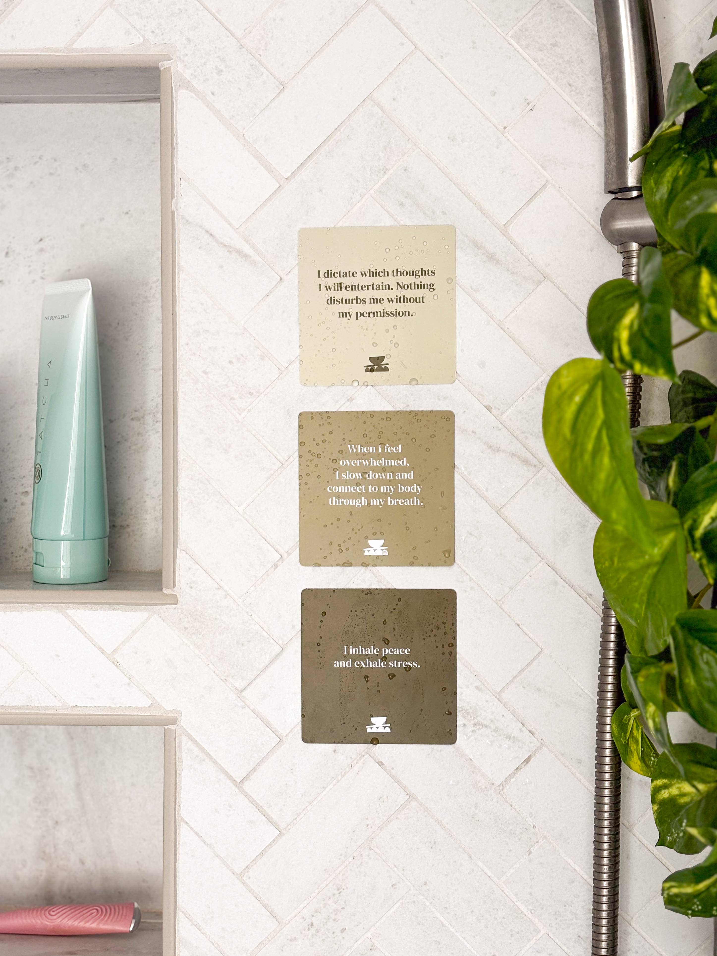 Goddess Provisions - Wholesale Bath & Body Set - Grounding Shower affirmations7