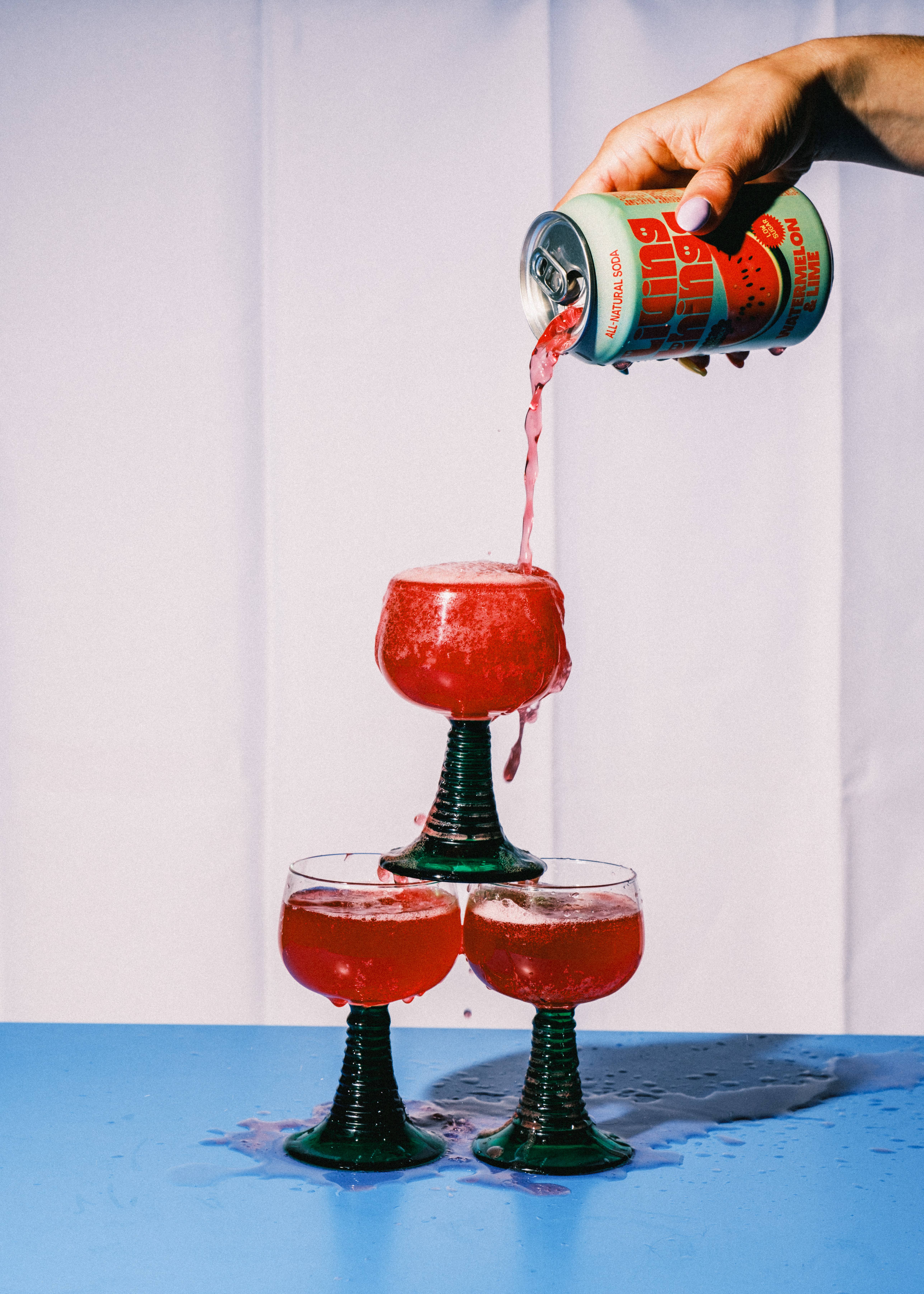 Living Things – wholesale Soda/carbonated drink – Watermelon & Lime Prebiotic Soda - Living Things 1