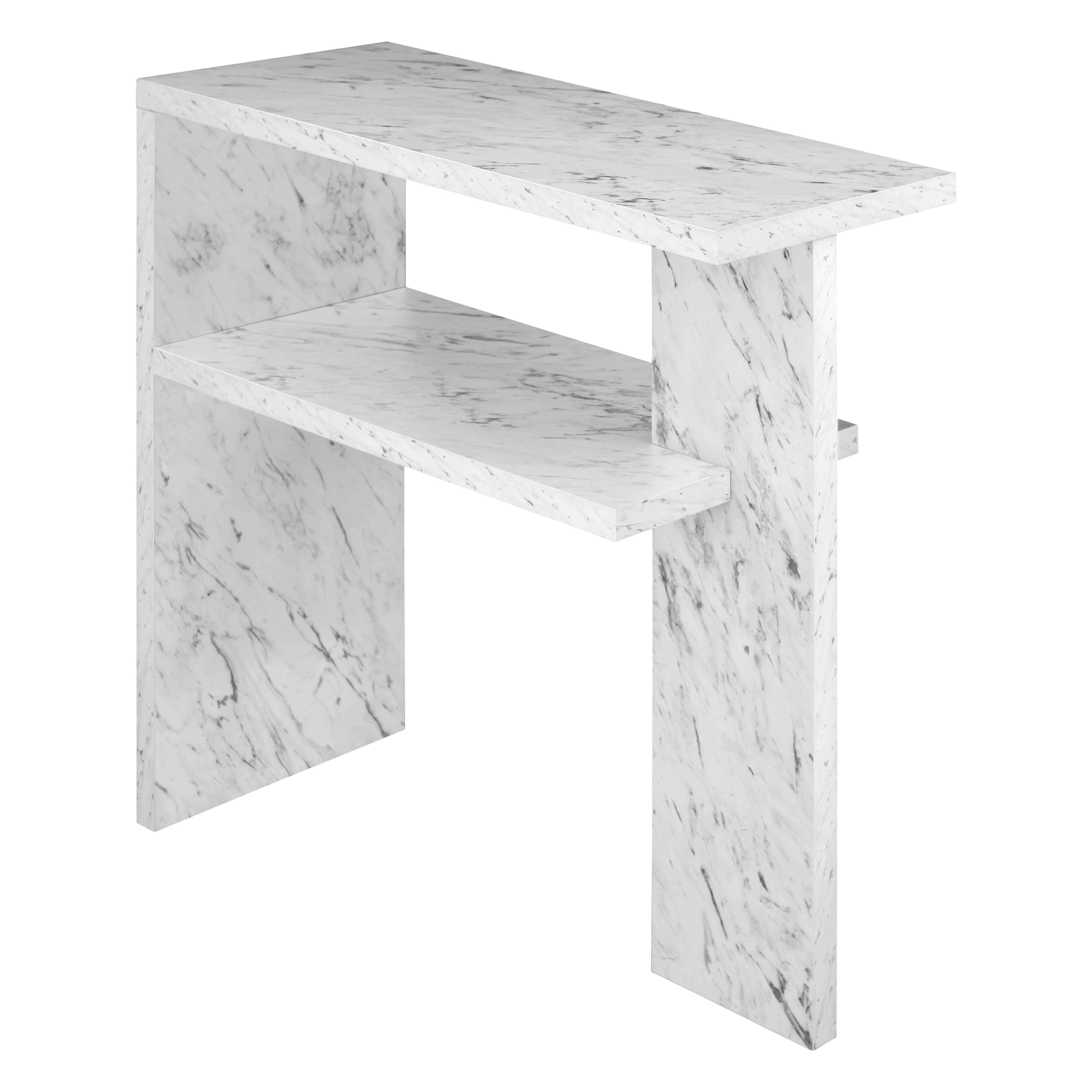 Really Nice Things - Wholesale Console Table - White marble effect console 80cm5