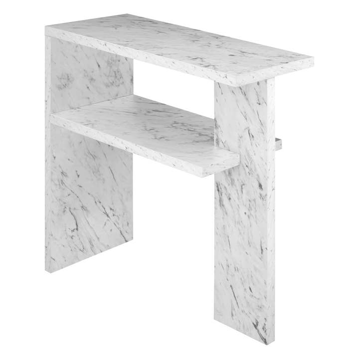 Really Nice Things - Wholesale Console Table - White marble effect console 80cm5