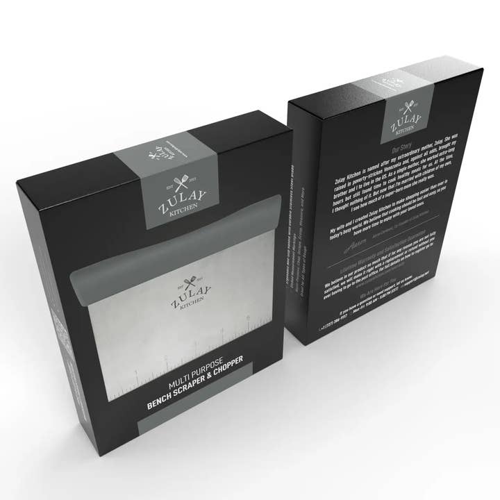 Zulay Kitchen - Wholesale Kitchen Tool/Gadget - Multi-purpose Stainless Steel Bench Scraper & Chopper2