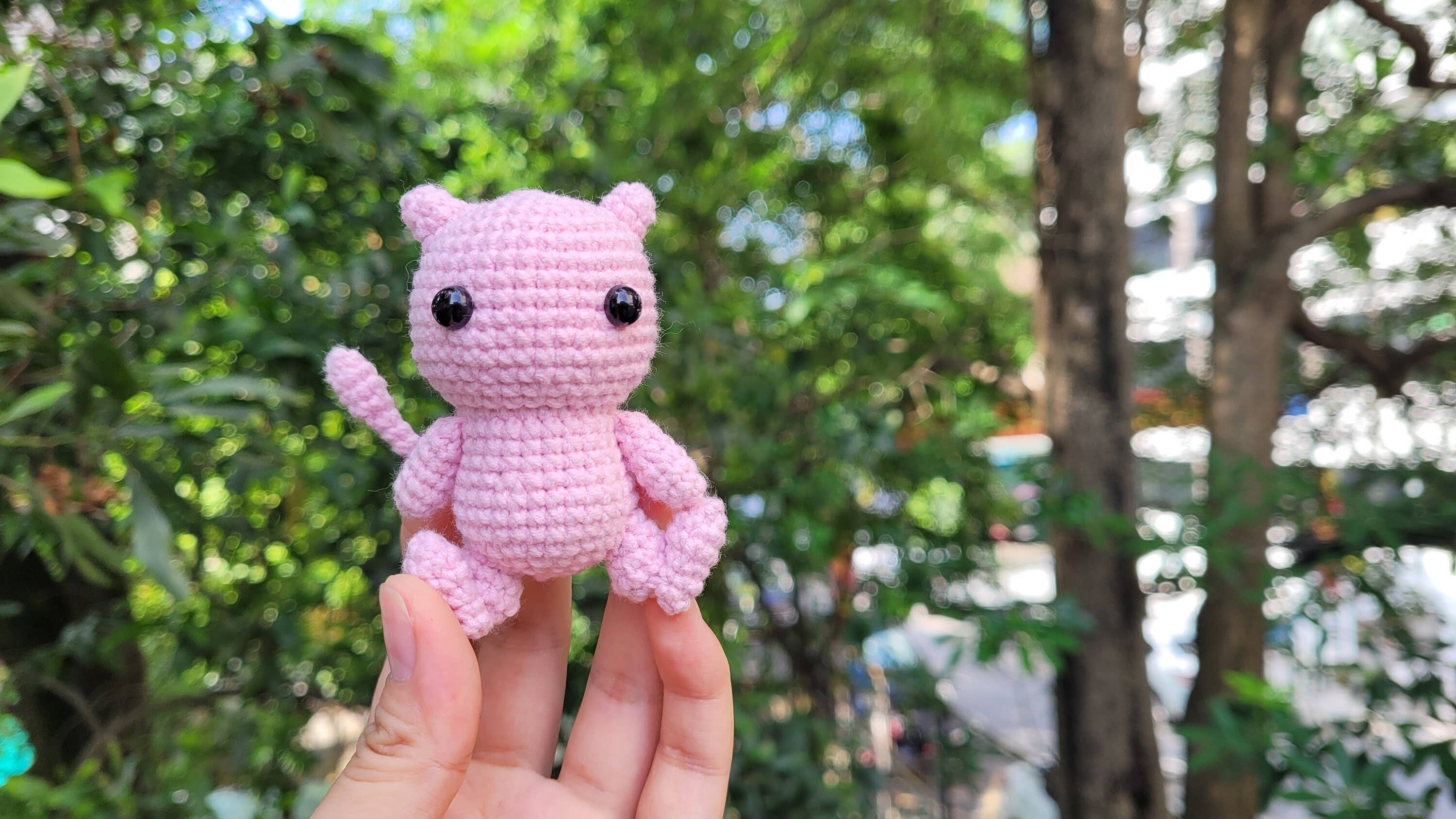 Anh2 LTD - Vente Peluche – enfant et bébé - Peluche Pikachu au crochet, mini porte-clés peluches2