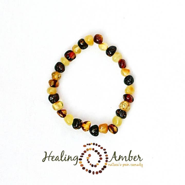Multi-Circle-6.5" stretch for wholesale by Healing Amber
