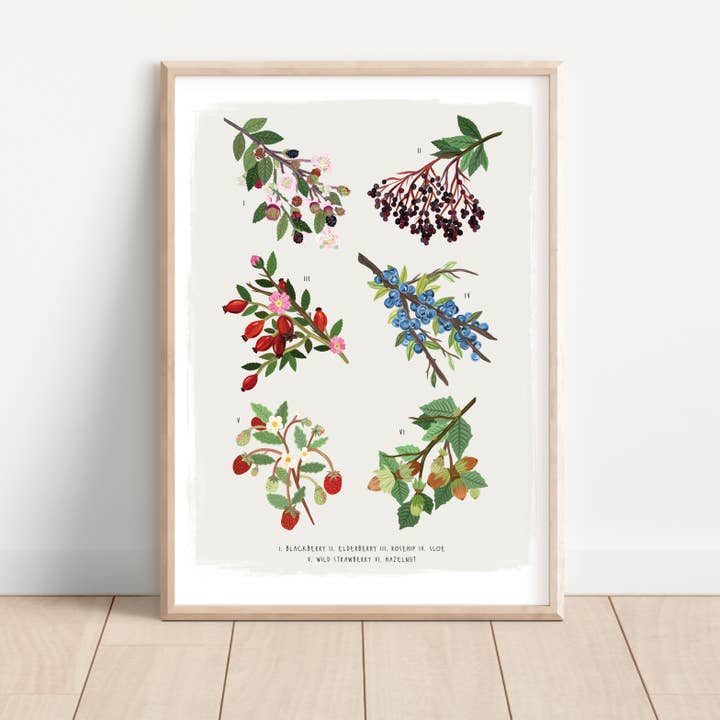 Eetbare heggenprint voor wholesale door Bea Baranowska Illustration