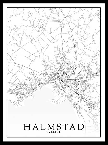 Plakater Halmstad for engroshandel hos Hugodesign