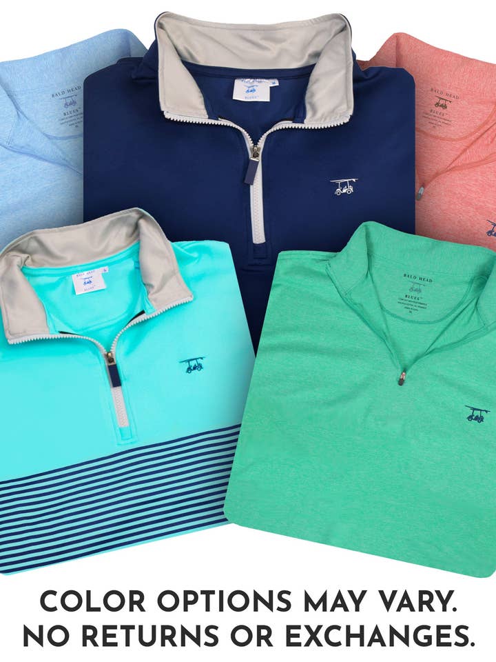Quarter-Zip Mystery Box - 5 Pack for wholesale by Bald Head Blues