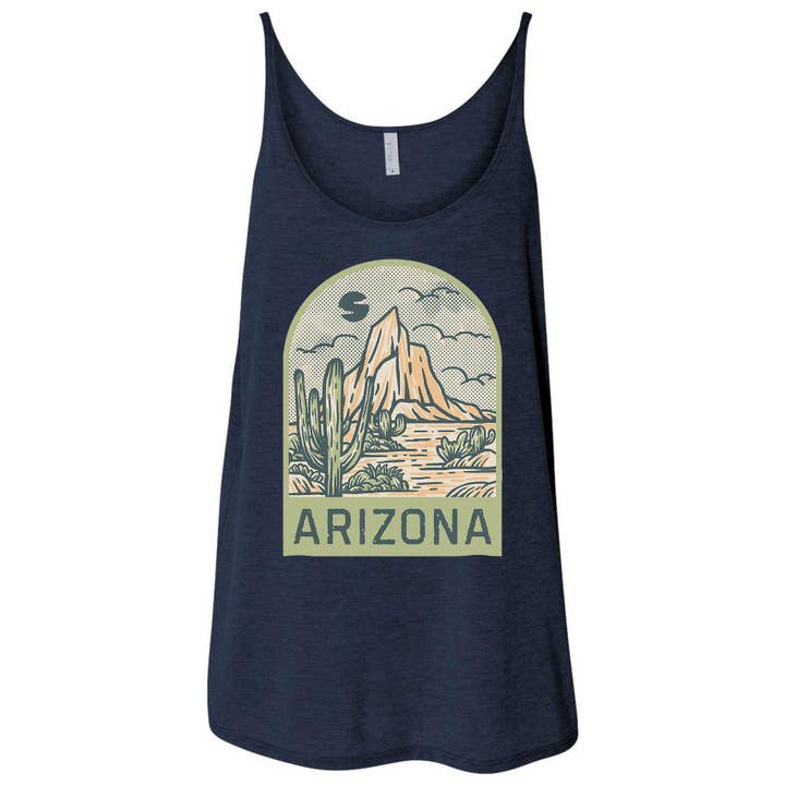 Arizona Desert Flowy Tank for wholesale by State Bliss