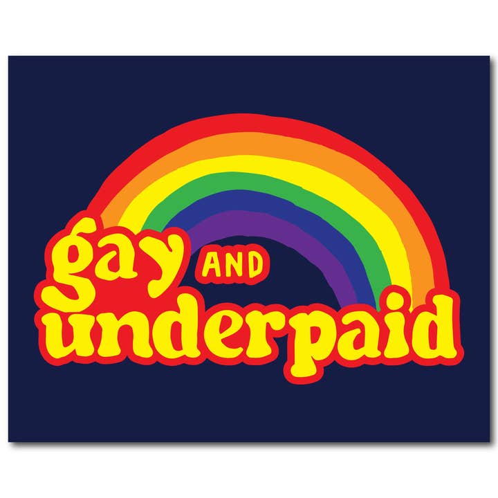 Impression gay et sous-payé pour la vente par Page's Peaches