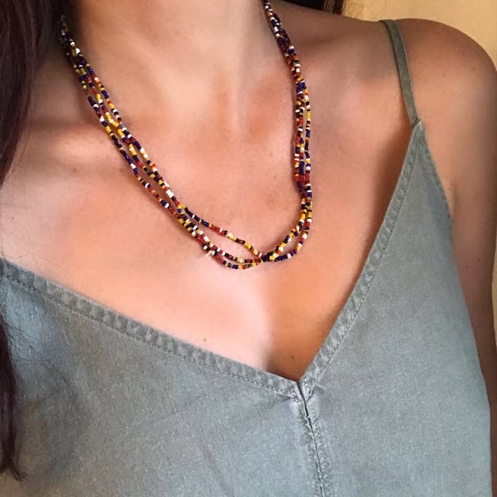 Carmen Miller Jewellery - Vendita all'ingrosso Collane di perline/perle - Collana tribale vintage con perline