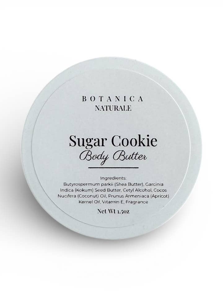 Sugar Cookie 2oz Body Butter | Travel Size for wholesale by Botanica Naturale