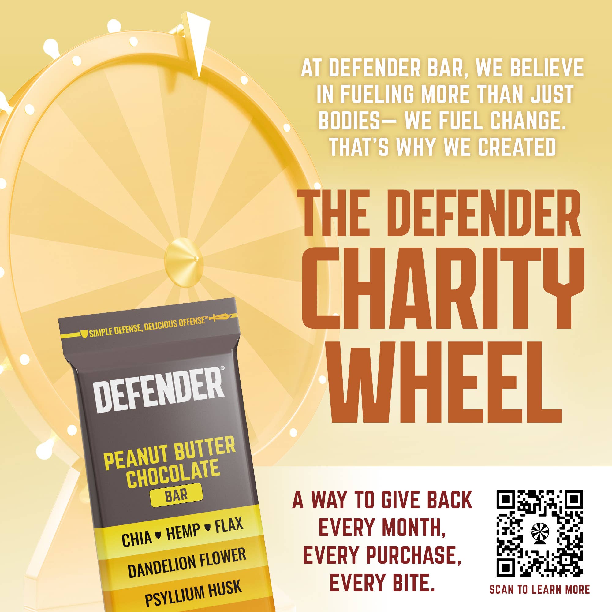 Defender Bar - Wholesale Snack Bar - NEW: Peanut Butter Chocolate Defender Bar (24 bars)8