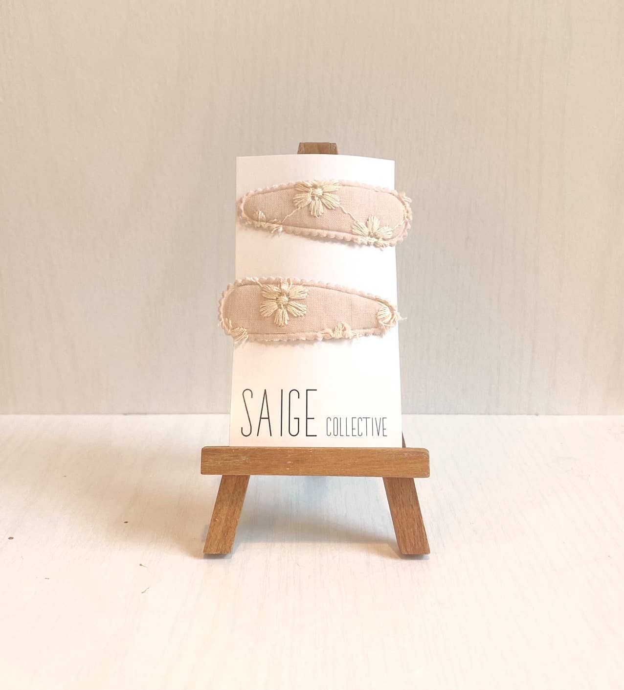 Saige Collective - Wholesale Hair Clip - Women's - Boho Embroidered Hair Clip3