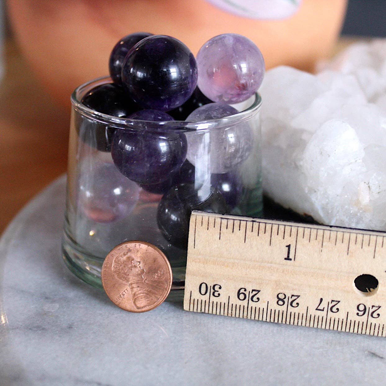 Pebble House - Wholesale Spiritual Stone/Crystal - Amethyst Mini Sphere (Crystals & Stones)4