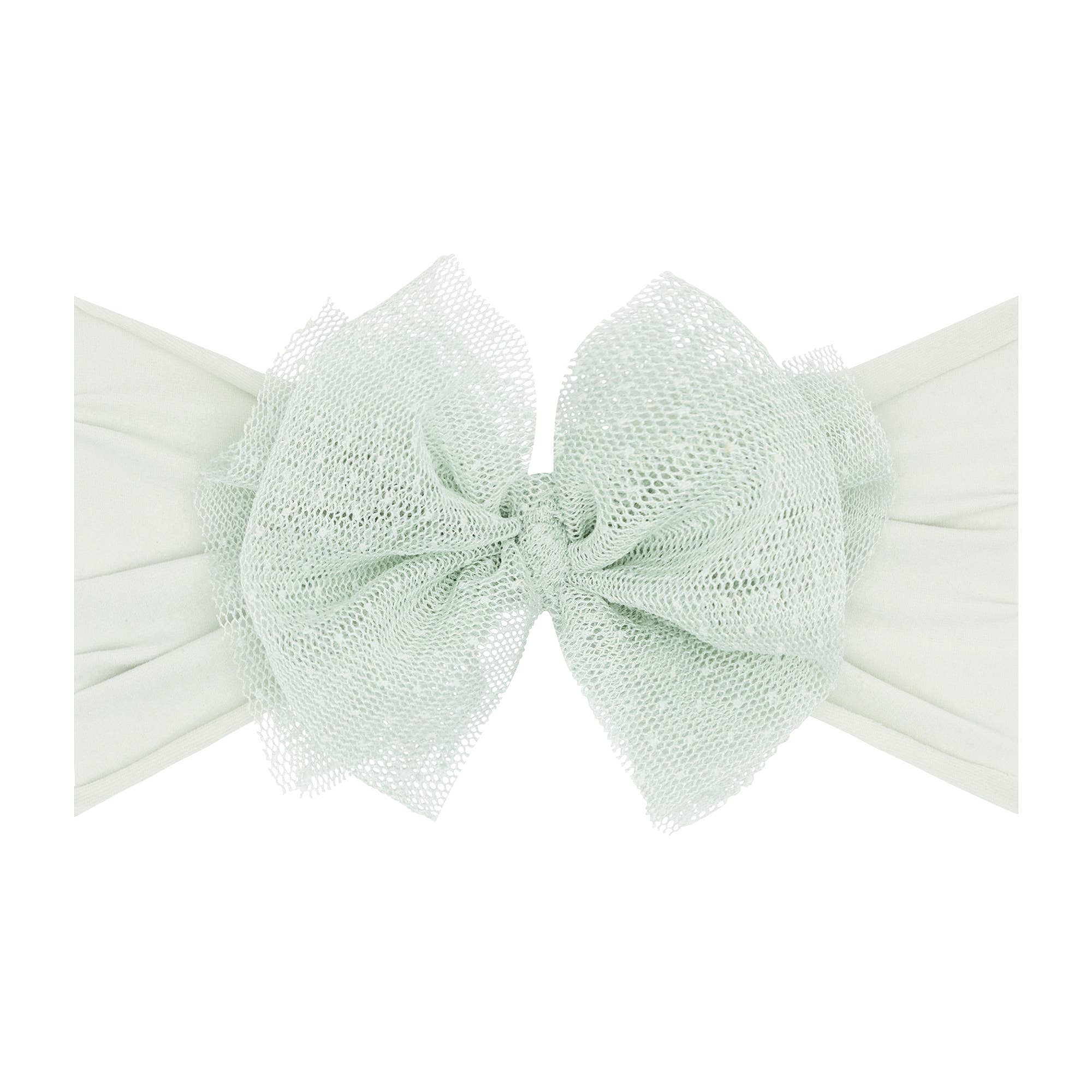 Baby Bling Bows - Wholesale Hair Bow - Baby - Baby Bling® Tulle FAB® soft nylon headband with tulle bow18