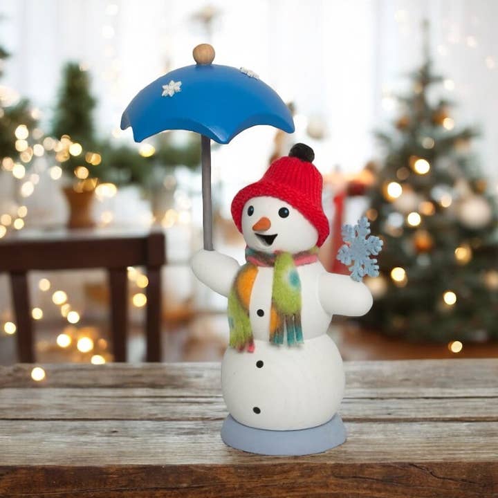Incense Smoker Snowwoman with Umbrella for wholesale by Marketplace24