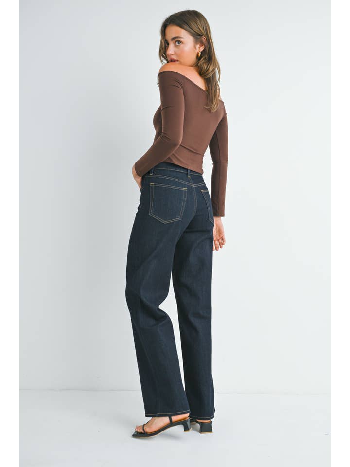 JUST BLACK DENIM - Wholesale Jeans - Women's - BP453J - SUP - Relaxed Wide Leg