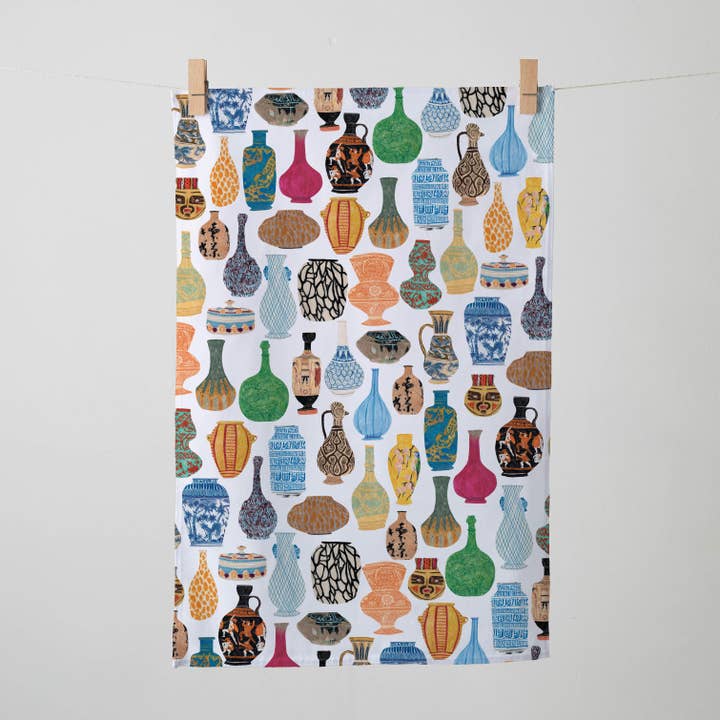 Vases Tea Towel for wholesale by James Barker