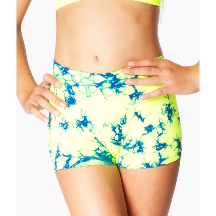 Malibu Sugar – wholesale Shorts – Kids – Marble Tie Dye Boy Shorts1