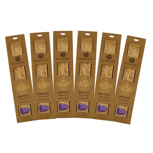 Incense Holder Amethyst Set 6 pcs for wholesale by Green Tree