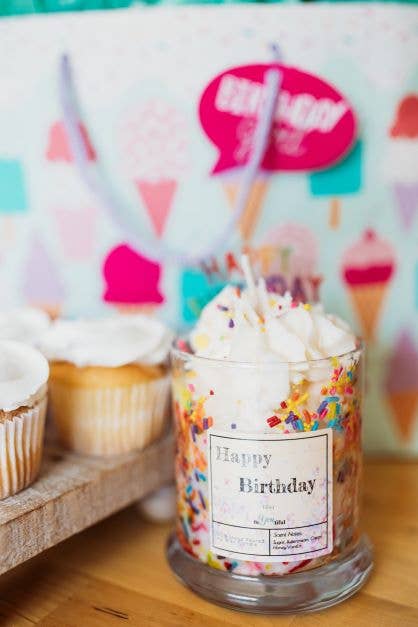 BeYOUtiful Bath* Body * Burn – Engroshandel Glaslys – Happy Birthday dessertduftlys2