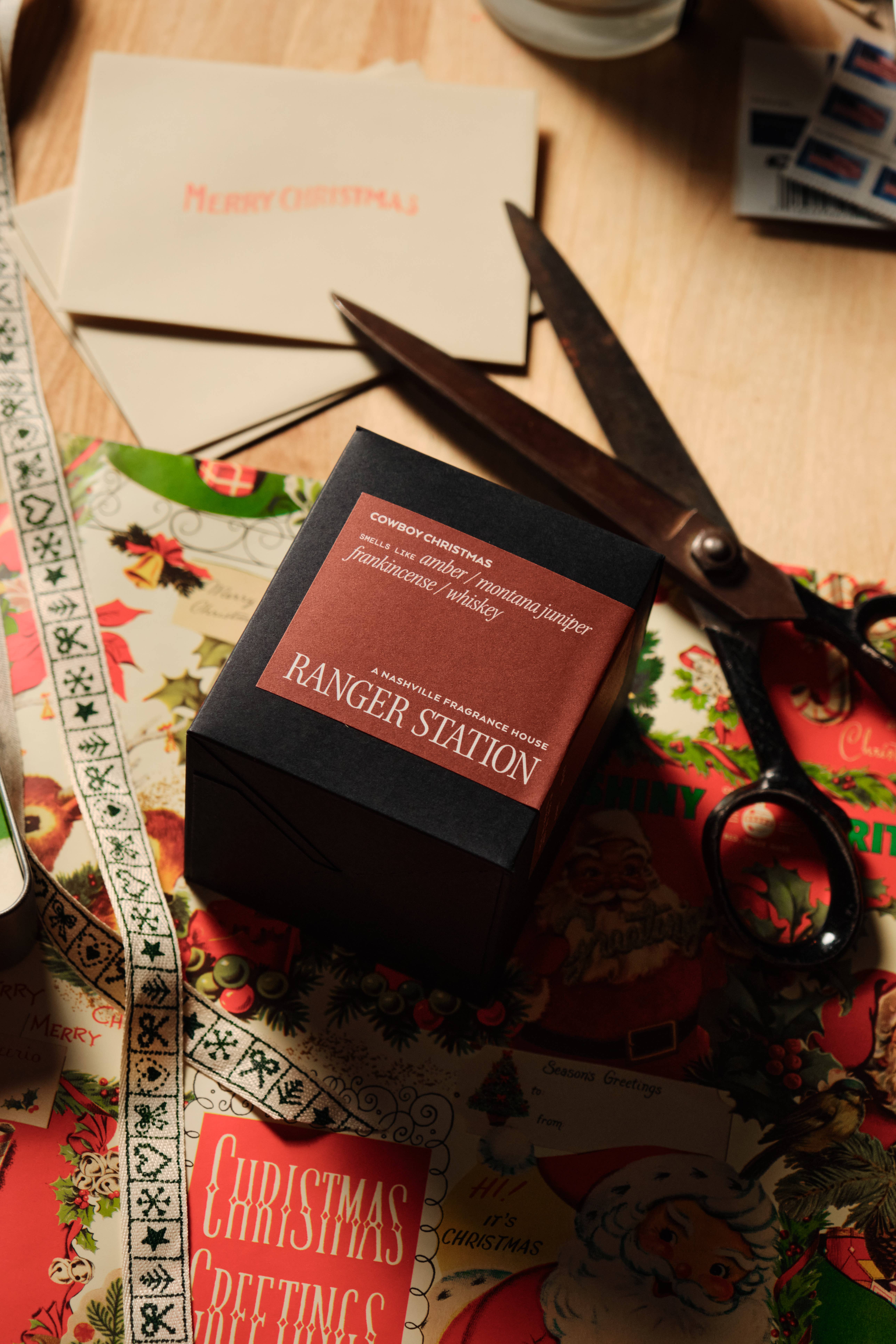 Ranger Station Wholesale - Wholesale Jar/Filled Candle - (TESTER) COWBOY CHRISTMAS CANDLE 2