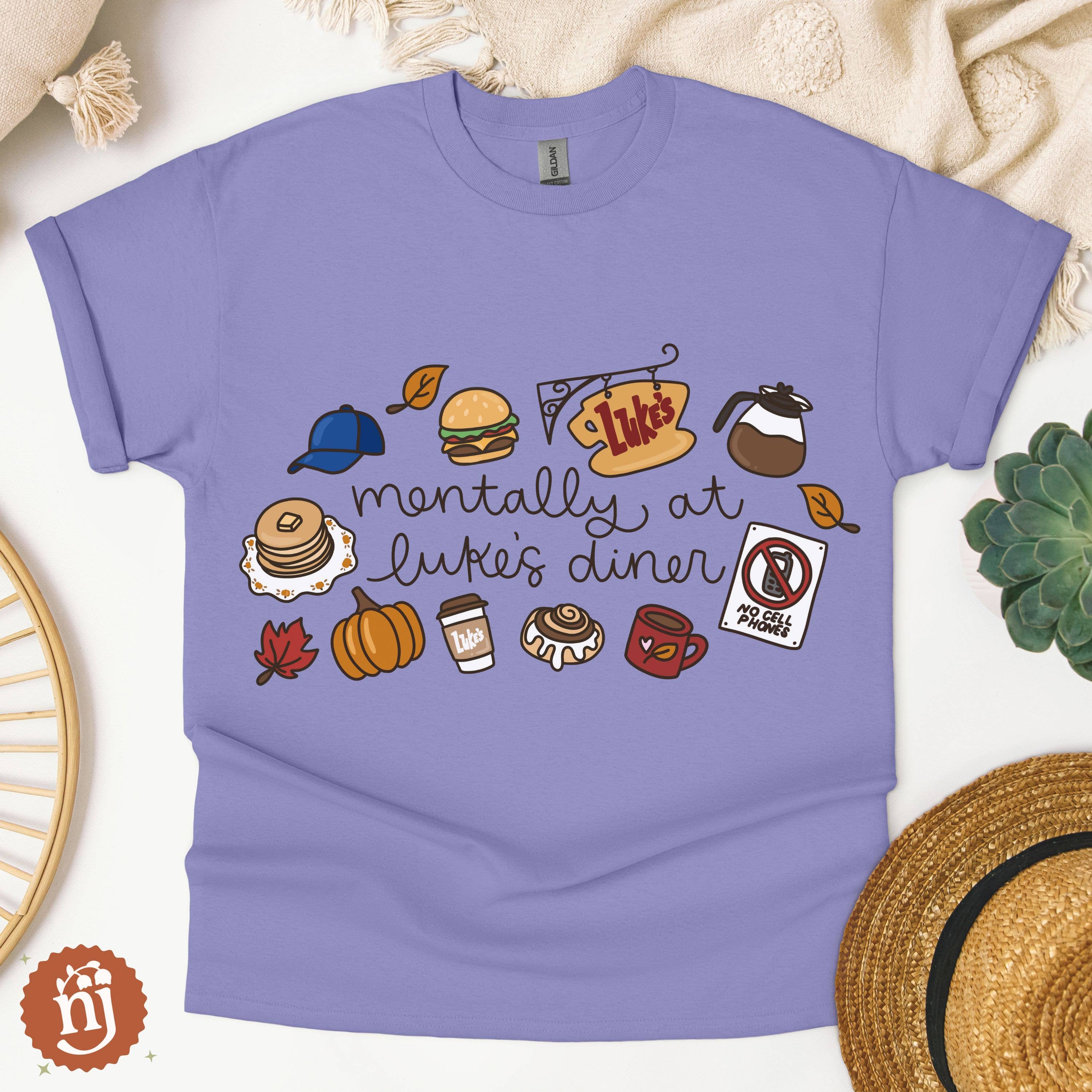 Nearly June Design Co - Wholesale T-Shirt (Graphic) - Unisex - Gilmore Girls Mentally at Luke's Diner T-Shirt8