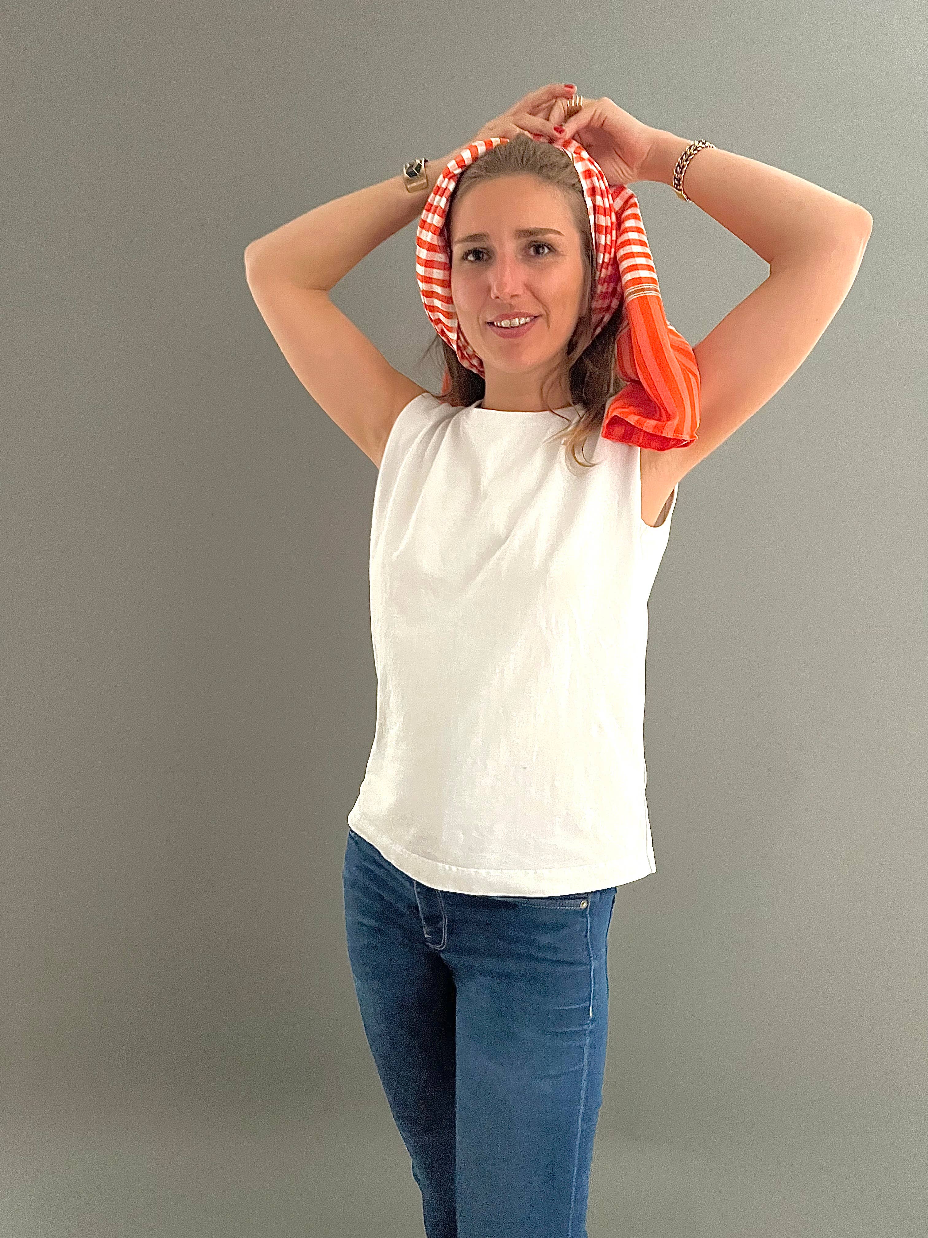 Krama Heritage - Vendita all'ingrosso Sciarpa - Unisex - L'arancia Krama Pop8