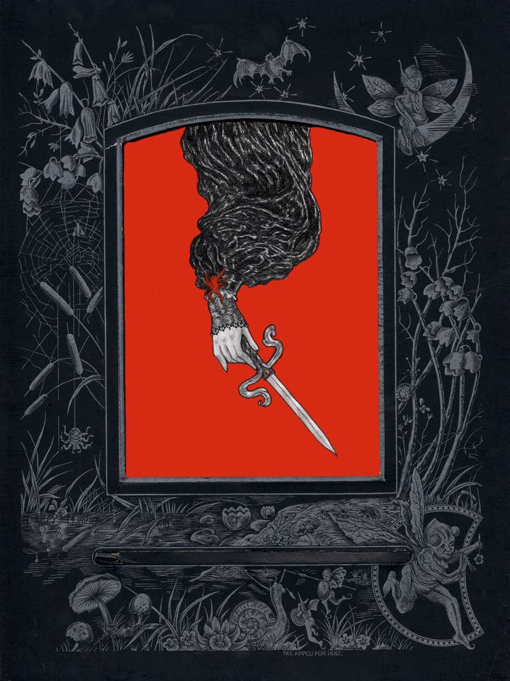 Si je ne peux pas me permettre l'un, impression d'art, gothique, main pour la vente par Mary Syring