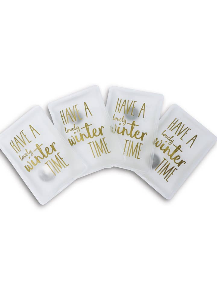 Winter Time Pocket Warmer 4-Piece Set Lovely Winter Time for wholesale by Close Up GmbH