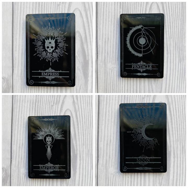 EllaRaeMouldsVinyls – Engroshandel Håndværk forsyninger – Mini himmelsk tarotkort silikone forme