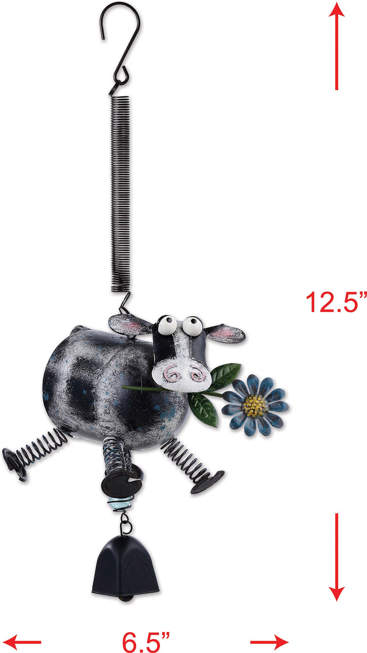 Sunset Vista Designs – Großhandel Verzierung – Bouncy Ornament Kuh1