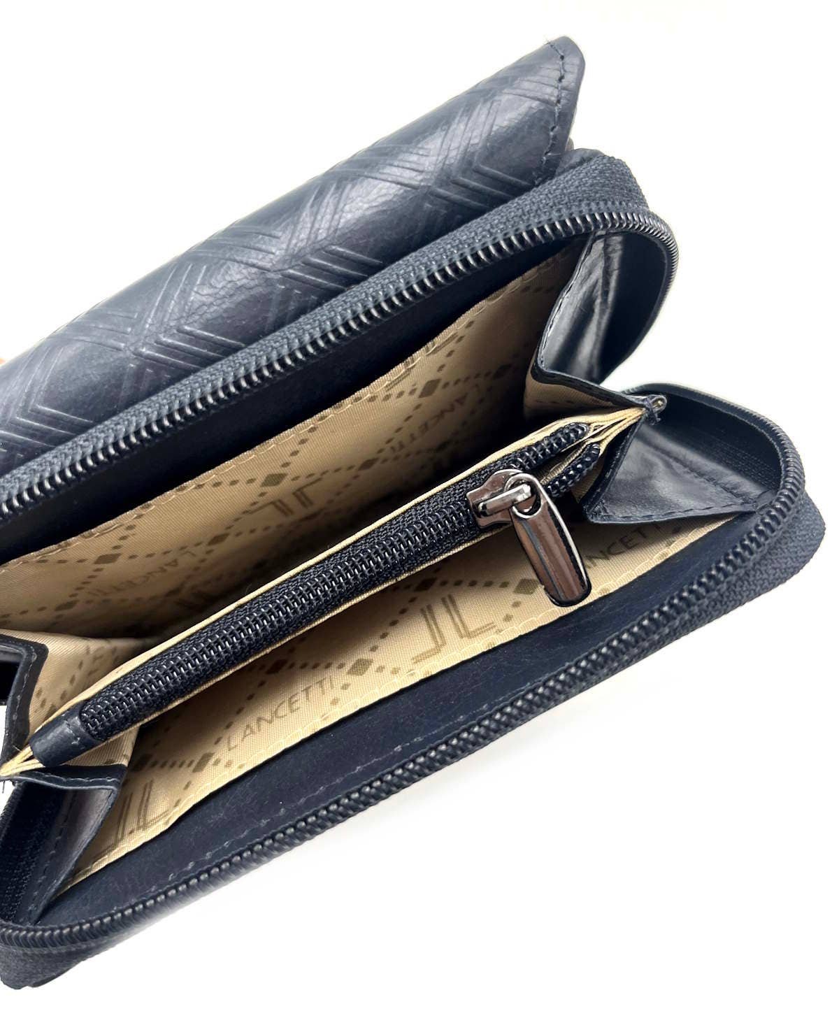 Suie Valentini srl - Vendita all'ingrosso Portafogli - Donna - Portafoglio in vera pelle, Brand Lancetti, art. LL23765-326