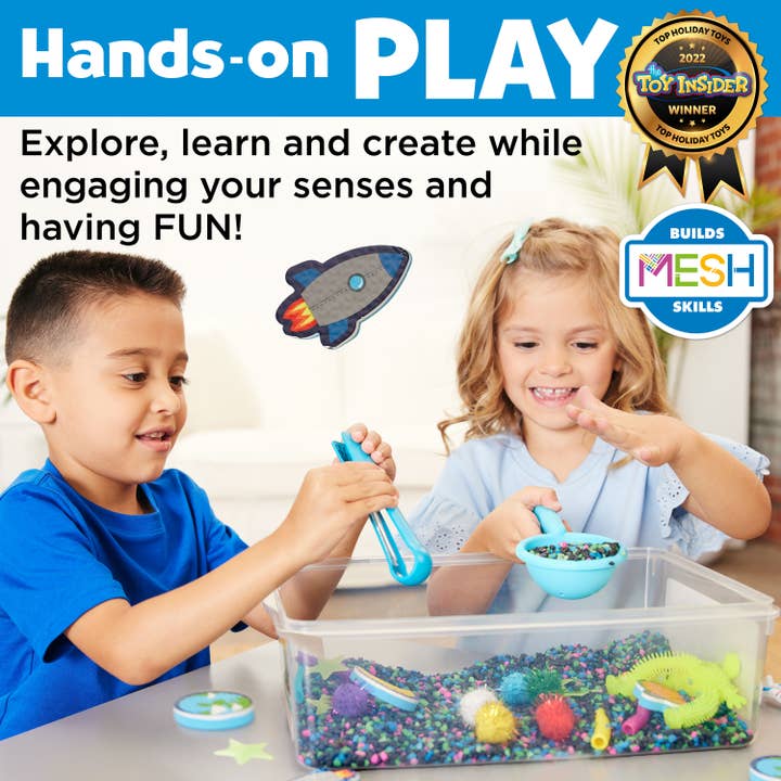 Faber-Castell / Creativity for Kids - Wholesale Toy Set - Kids - Sensory Bin Outer Space Activity Bin for Kids5