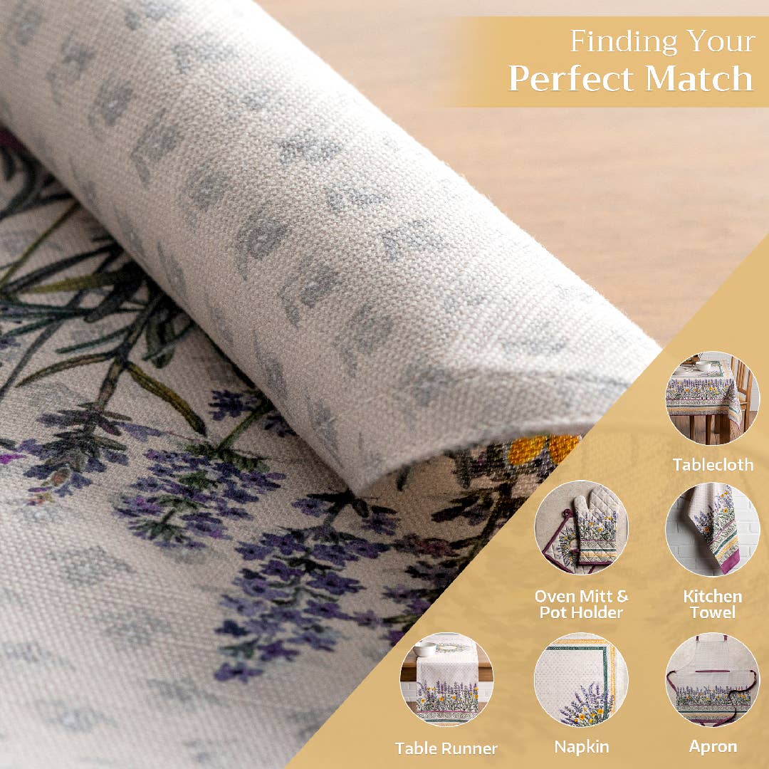 Maison d'Hermine - Design in Every Thread - Wholesale Placemat - Placemats 100% Cotton 13" x 19" - Set of 4 - Fanny Lavender5