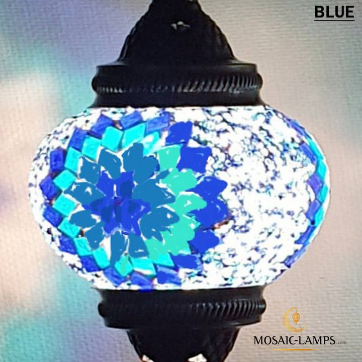 Mosaic Lamps - Vente Appliques - Lampe murale turque bohémienne antique à 2 têtes