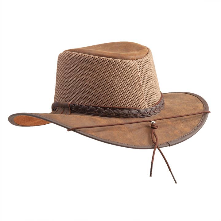 American Hat Makers - Wholesale Fedora - Unisex - Wide Brim Outback Sun Hat - Style Breeze