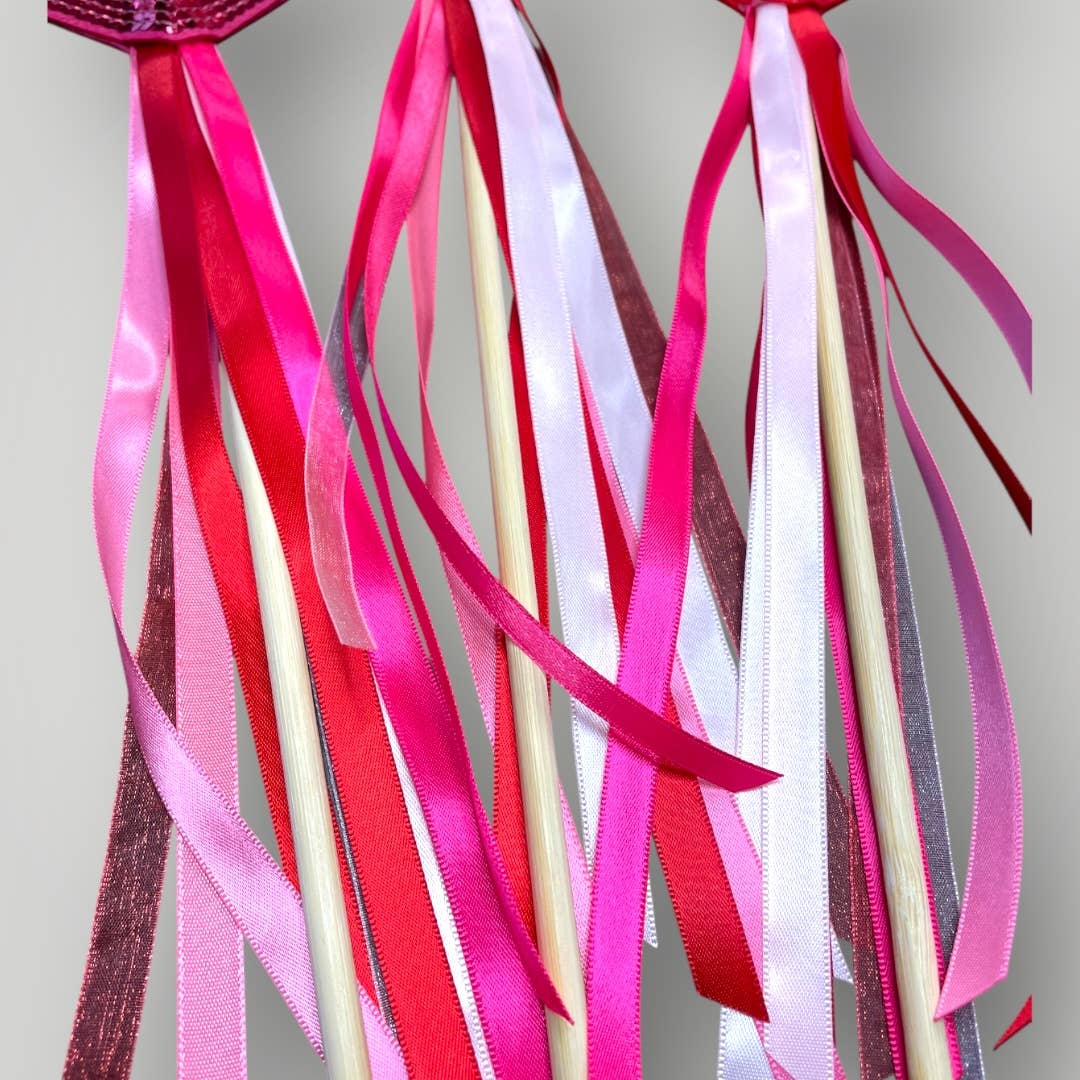 Parker and Kay Collective - Wholesale Toy Wand - Kids - Heart Ribbon Wand6