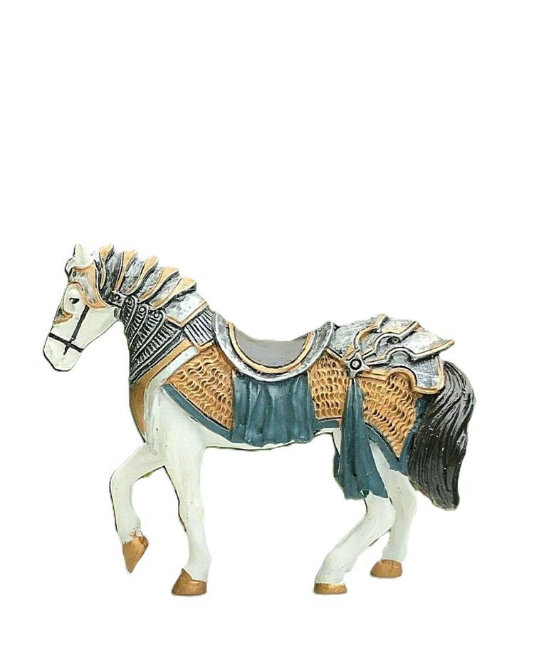 Factory Direct Craft - Wholesale Decorative Tabletop Object -  Mini Enchanted Medieval Figurine - Select Horse or Knight1