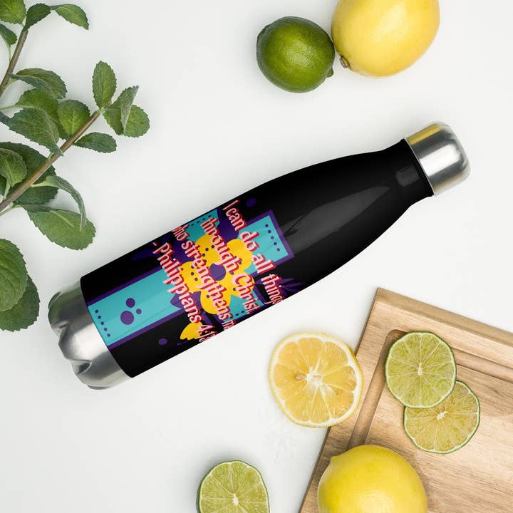 Gourde en acier inoxydable pour la vente par Grow Your Faith