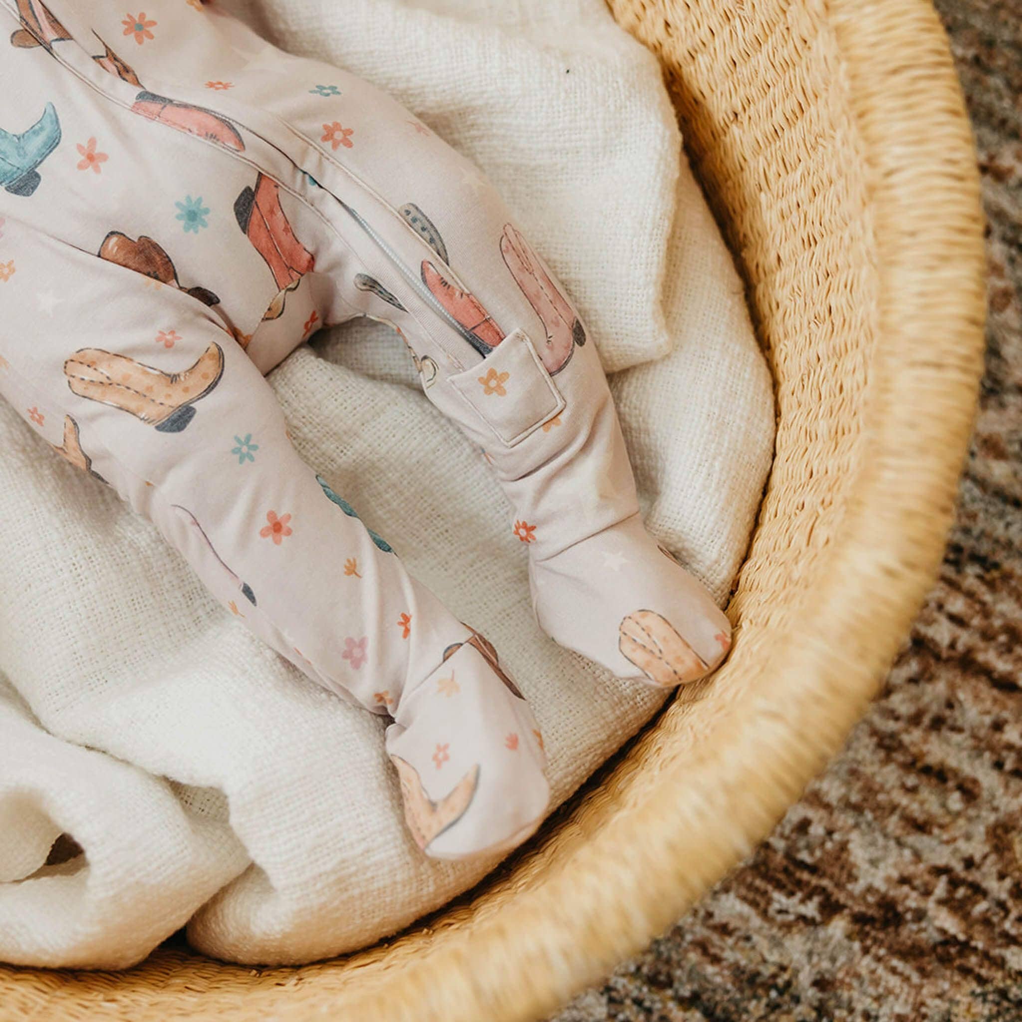 Copper Pearl - Wholesale Sleepsuit - Baby - Zip-Up Footie Pajama - Cheyenne4